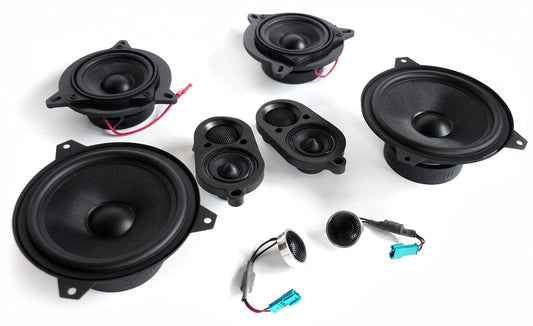 Kies-Motorsports Bavsound LLC Bavsound Stage One Speaker Upgrade for E46 Convertible with Harman Kardon