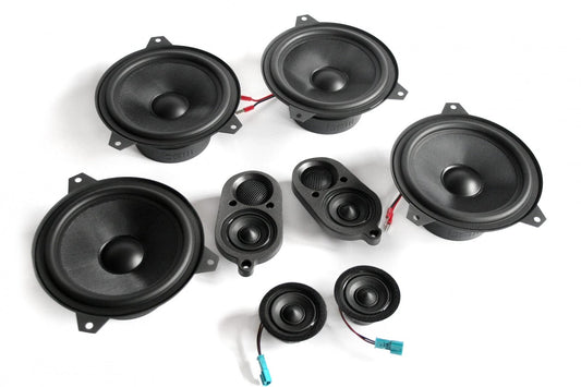 Kies-Motorsports Bavsound LLC Bavsound Stage One Speaker Upgrade for E46 Coupe with Harman Kardon