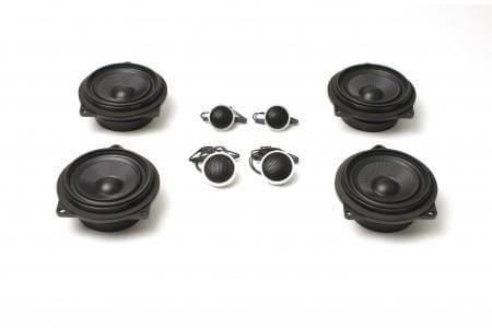 Kies-Motorsports Bavsound LLC Stage One BMW Speaker Upgrade for 2007-2010 E93 Convertible with Standard Hi-Fi