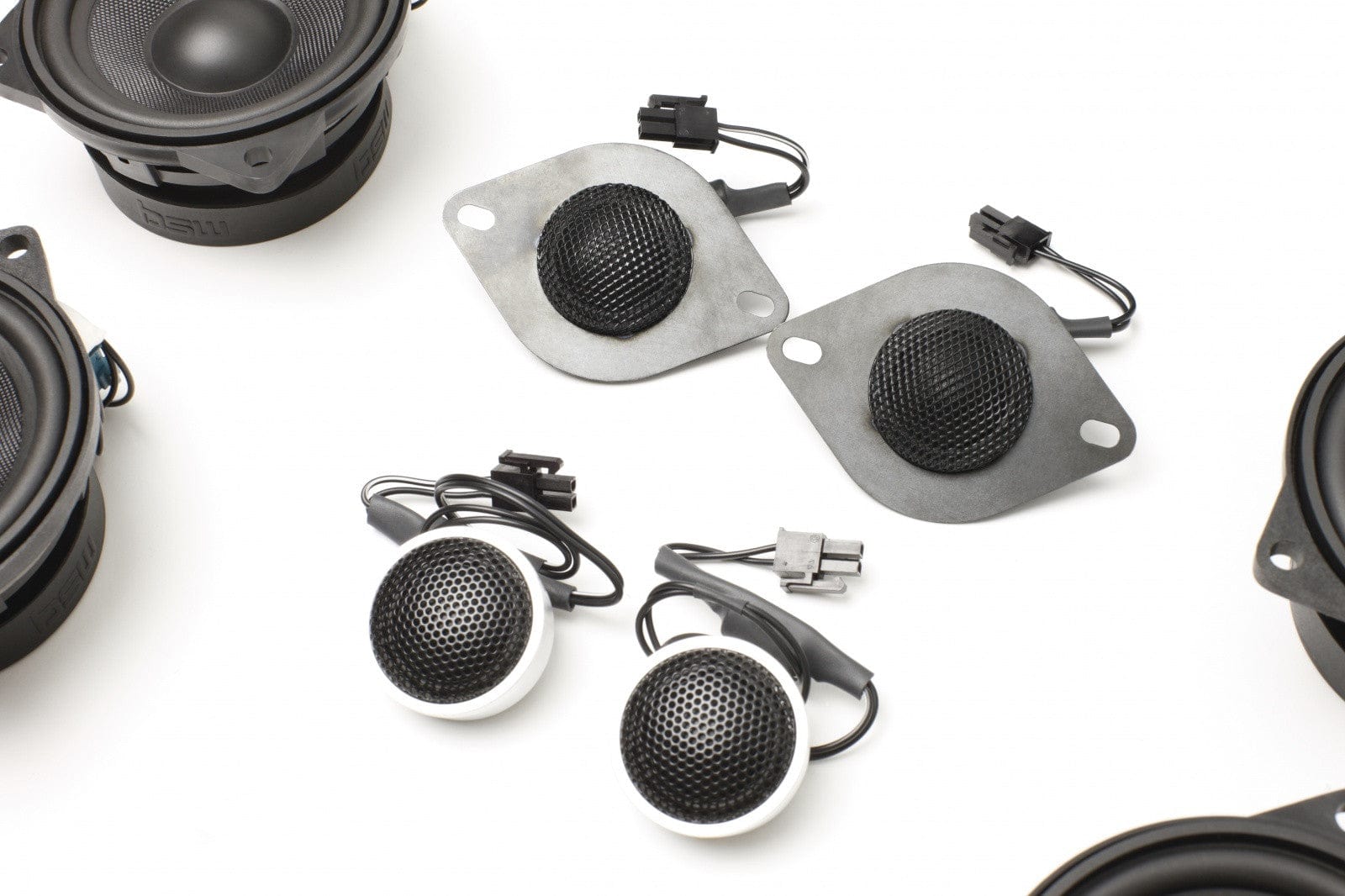 Kies-Motorsports Bavsound LLC Stage One BMW Speaker Upgrade for E60/E61 Sedan/Wagon with Standard Hi-Fi