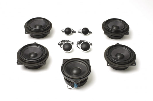Kies-Motorsports Bavsound LLC Stage One BMW Speaker Upgrade for E64 Convertible with Premium Top Hi-Fi