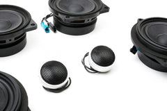 Kies-Motorsports Bavsound LLC Stage One BMW Speaker Upgrade for E84 X1 with Standard Hi-Fi/Premium Top Hifi