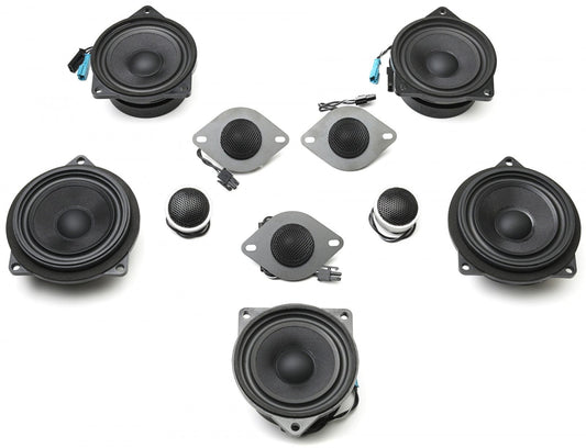 Kies-Motorsports Bavsound LLC Stage One BMW Speaker Upgrade for F10 Sedan with Standard Hi-Fi