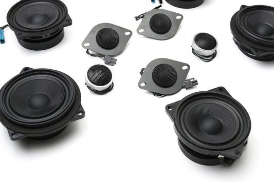 Kies-Motorsports Bavsound LLC Stage One BMW Speaker Upgrade for F10 Sedan with Standard Hi-Fi