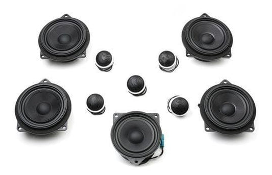 Kies-Motorsports Bavsound LLC Stage One BMW Speaker Upgrade for F25/F26 X3/X4 with Standard Hi-Fi
