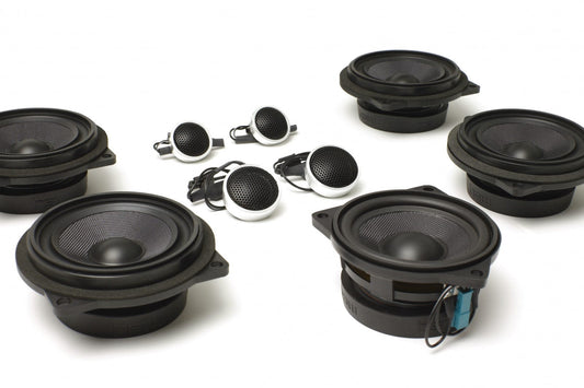 Kies-Motorsports Bavsound Stage One BMW Speaker Upgrade for E64 Convertible with Premium Top Hi-Fi