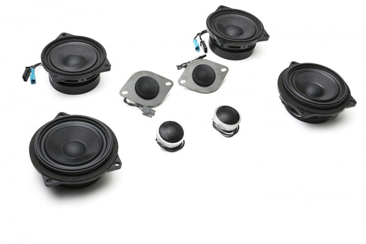 Kies-Motorsports Bavsound Stage One BMW Speaker Upgrade for E82 with Standard Hi-Fi/Harman Kardon