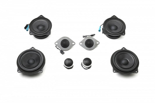 Kies-Motorsports Bavsound Stage One BMW Speaker Upgrade for E84 X1 with Standard Hi-Fi/Premium Top Hifi