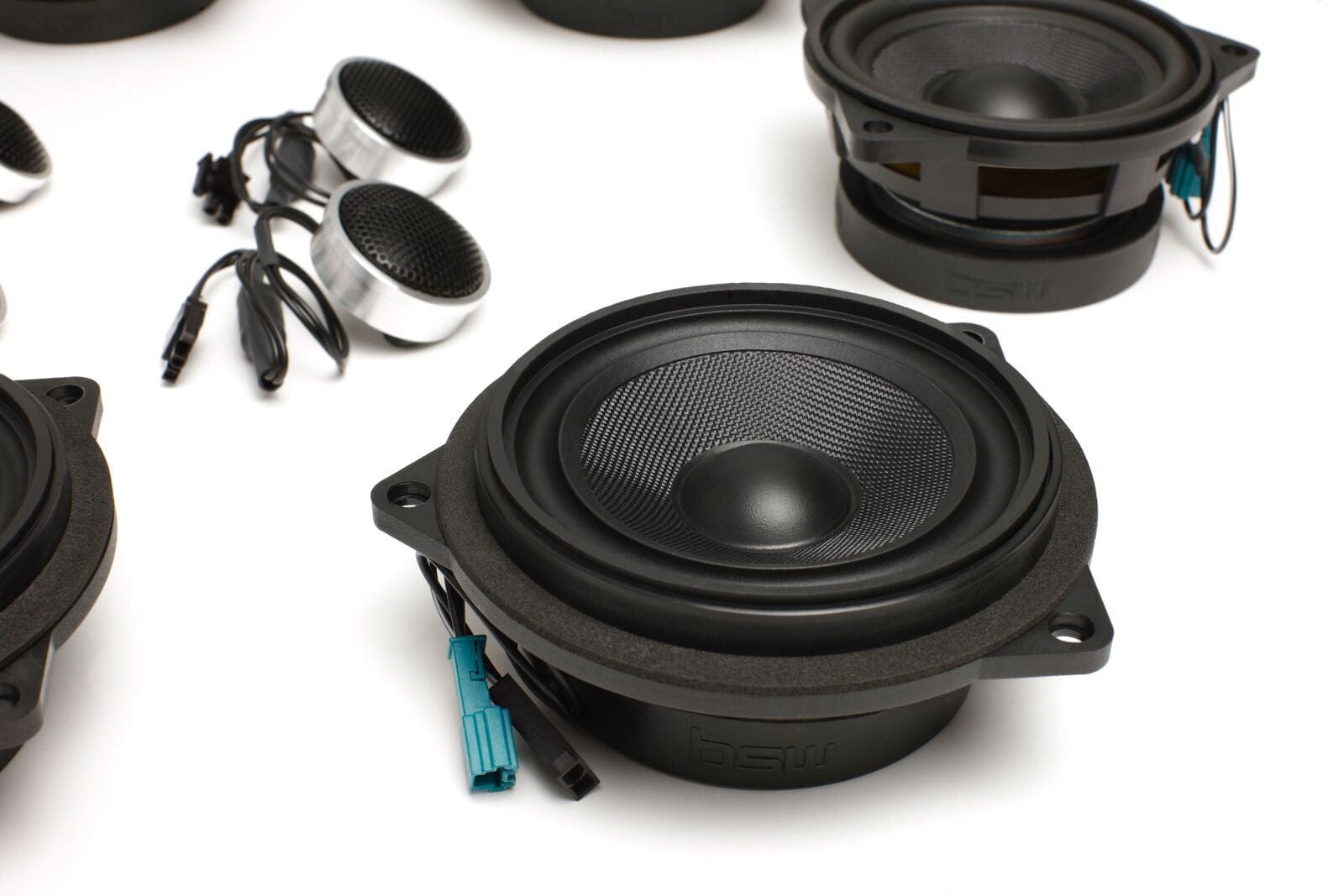 Kies-Motorsports Bavsound Stage One BMW Speaker Upgrade for E93 Convertible with Premium Top Hi-Fi