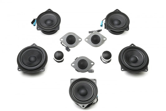Kies-Motorsports Bavsound Stage One BMW Speaker Upgrade for F22/F87 Coupe with Harman Kardon