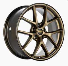 Kies-Motorsports BBS BBS CI-R 19x8.5 5x112 ET32 Bronze Polished Rim Protector Wheel -82mm PFS/Clip Required
