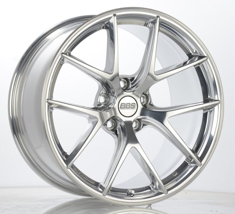 Kies-Motorsports BBS BBS CI-R 19x9 5x120 ET44 Ceramic Polished Rim Protector Wheel -82mm PFS/Clip Required