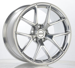 Kies-Motorsports BBS BBS CI-R 19x9 5x120 ET44 Ceramic Polished Rim Protector Wheel -82mm PFS/Clip Required