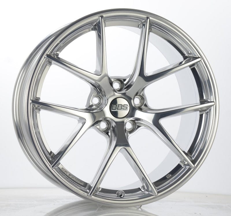 Kies-Motorsports BBS BBS CI-R 19x9 5x120 ET44 Ceramic Polished Rim Protector Wheel -82mm PFS/Clip Required