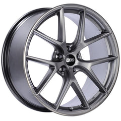 Kies-Motorsports BBS BBS CI-R 19x9 5x120 ET44 Platinum Satin Rim Protector Wheel -82mm PFS/Clip Required