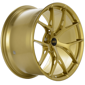 Kies-Motorsports BBS BBS FI-R 19x9.5 5x120 ET22 / 72.5 CB Gold Wheel