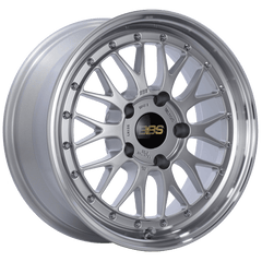 Kies-Motorsports BBS BBS LM 17x7.5 5x130 ET28 CB71.6 Diamond Silver Center Diamond Cut Lip Wheel
