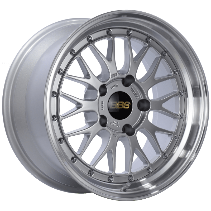 Kies-Motorsports BBS BBS LM 17x9 5x130 ET17 CB71.6 Diamond Silver Center Diamond Cut Lip Wheel