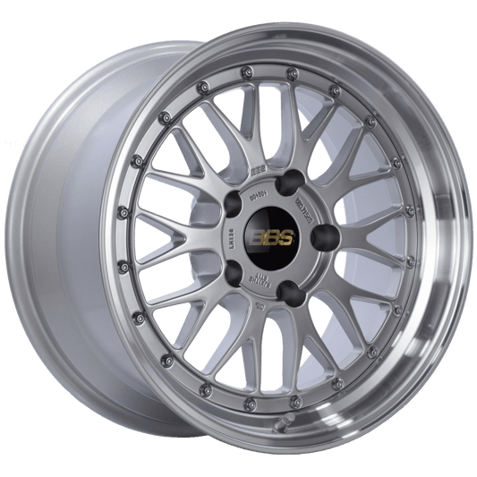 Kies-Motorsports BBS BBS LM 17x9 5x130 ET17 CB71.6 Diamond Silver Center Diamond Cut Lip Wheel