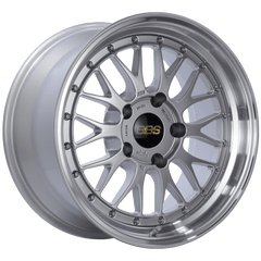 Kies-Motorsports BBS BBS LM 17x9 5x130 ET17 CB71.6 Diamond Silver Center Diamond Cut Lip Wheel
