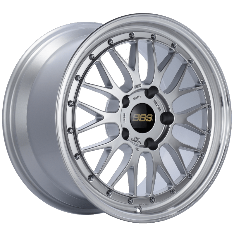 Kies-Motorsports BBS BBS LM 18x10 5x130 ET65 CB71.6 Diamond Silver Center Diamond Cut Lip Wheel