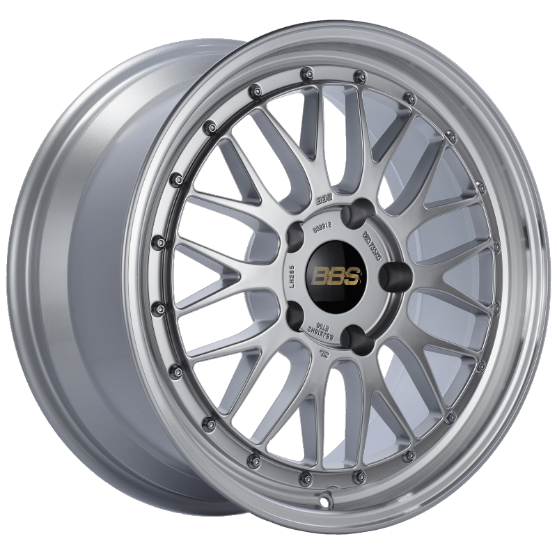 Kies-Motorsports BBS BBS LM 18x8.5 5x130 ET56 CB71.6 Diamond Silver Center Diamond Cut Lip Wheel