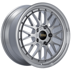 Kies-Motorsports BBS BBS LM 18x8.5 5x130 ET56 CB71.6 Diamond Silver Center Diamond Cut Lip Wheel