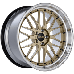 Kies-Motorsports BBS BBS LM 20x10.5 5x114.3 ET20 CB66 Gold Center Diamond Cut Lip Wheel