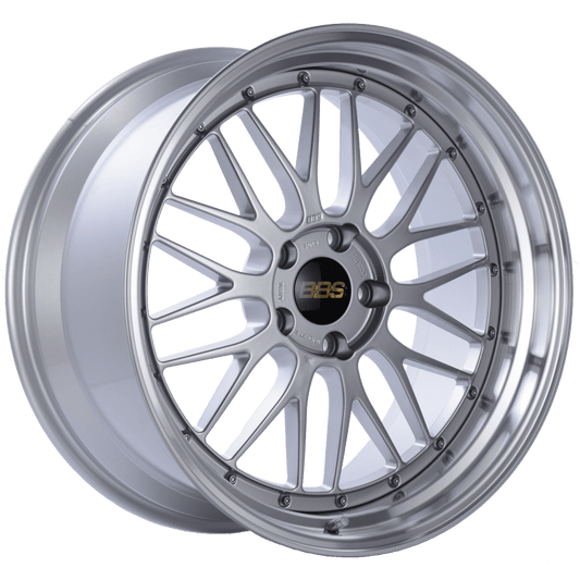 Kies-Motorsports BBS BBS LM 20x10 5x120 ET20 Diamond Silver Center Diamond Cut Lip Wheel -82mm PFS/Clip Required