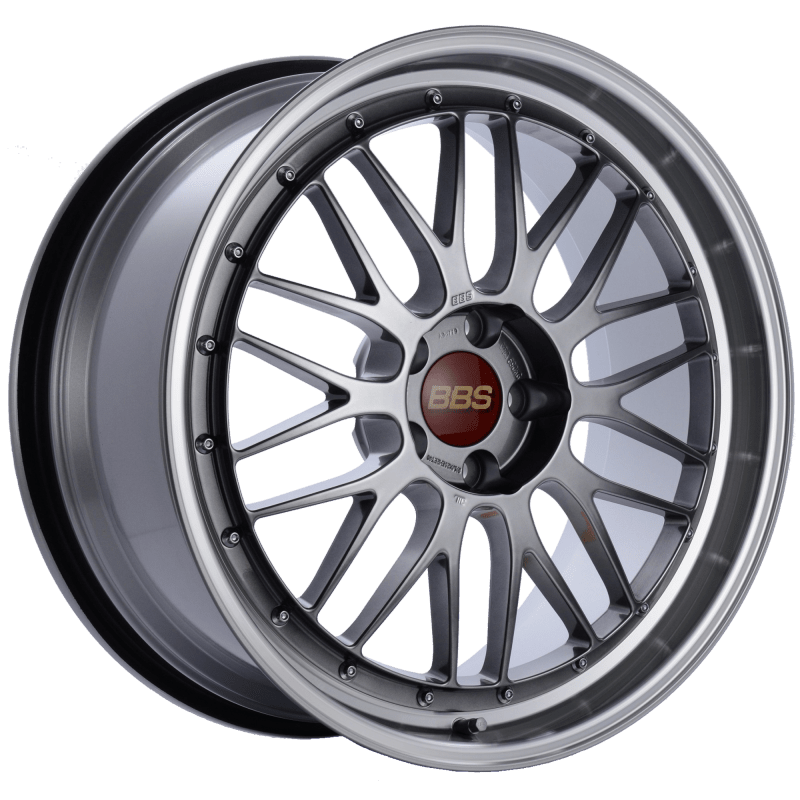 Kies-Motorsports BBS BBS LM 20x9.5 5x114.3 ET40 CB66 Diamond Black Center Diamond Cut Lip Wheel