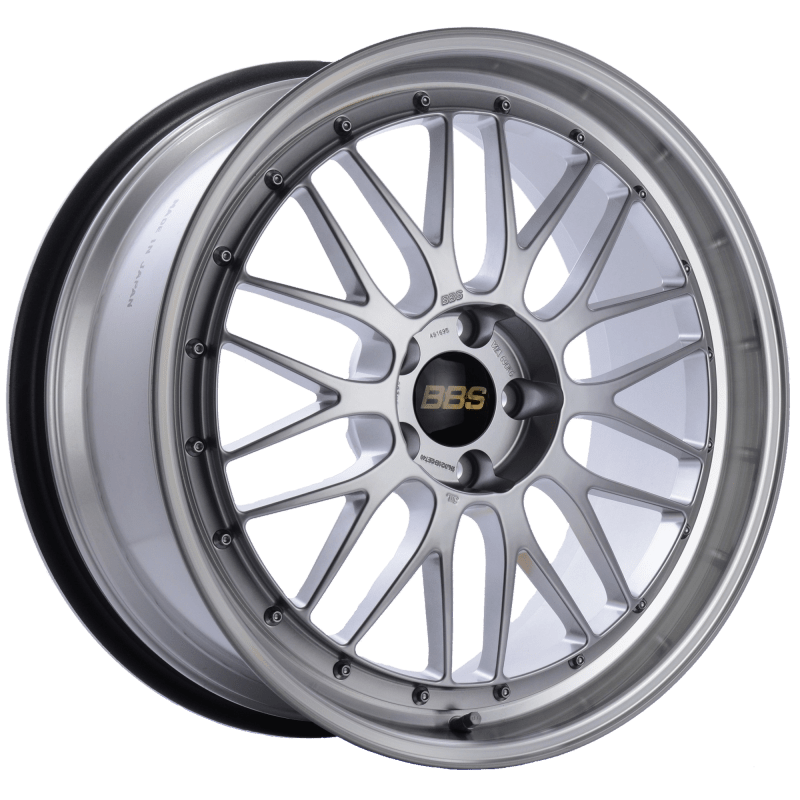 Kies-Motorsports BBS BBS LM 20x9.5 5x114.3 ET40 CB66 Diamond Silver Center Diamond Cut Lip Wheel