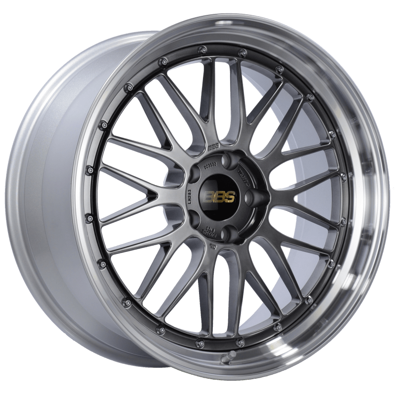 Kies-Motorsports BBS BBS LM 20x9 5x120 ET20 Diamond Black Center Diamond Cut Lip Wheel -82mm PFS/Clip Required