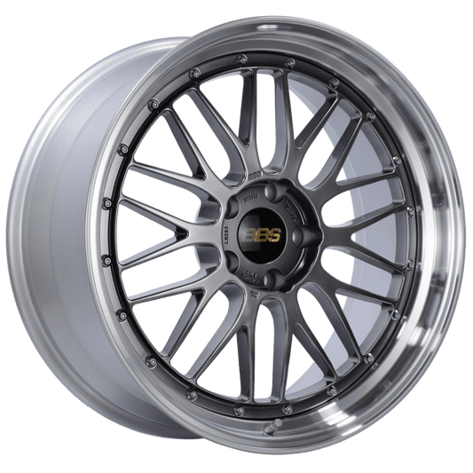 Kies-Motorsports BBS BBS LM 20x9 5x120 ET20 Diamond Black Center Diamond Cut Lip Wheel -82mm PFS/Clip Required