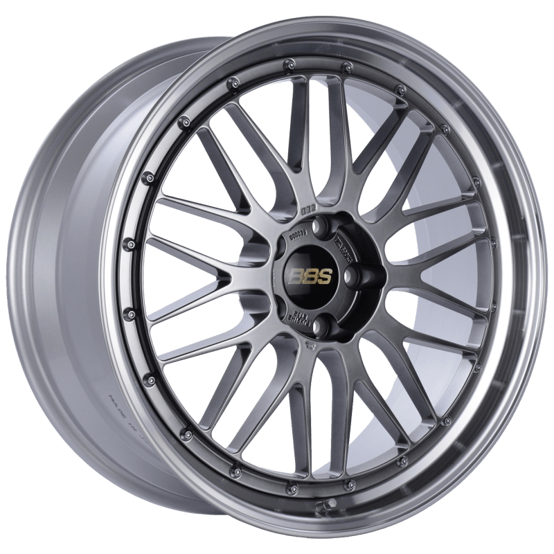 Kies-Motorsports BBS BBS LM 21x9 5x120 ET32 Diamond Black Center Diamond Cut Lip Wheel -82mm PFS/Clip Required