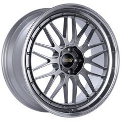 Kies-Motorsports BBS BBS LM 21x9 5x120 ET32 Diamond Black Center Diamond Cut Lip Wheel -82mm PFS/Clip Required