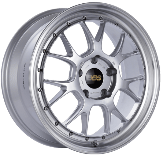 Kies-Motorsports BBS BBS LM-R 19x8.5 5x130 ET55 CB71.6 Diamond Silver Center Diamond Cut Lip Wheel
