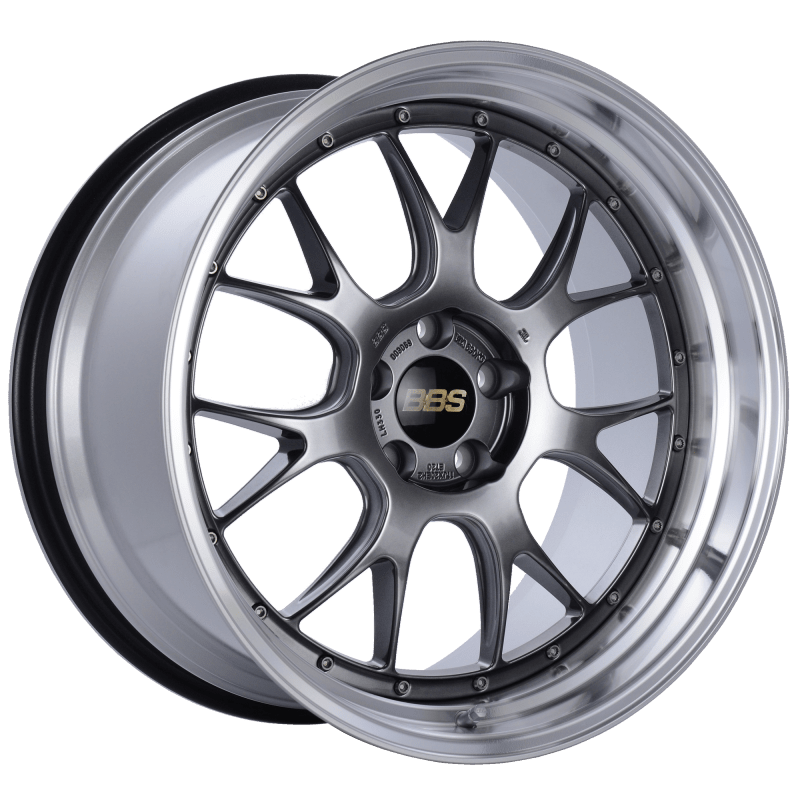 Kies-Motorsports BBS BBS LM-R 20x11 5x114.3 ET20 CB66 Diamond Black Center Diamond Cut Lip Wheel