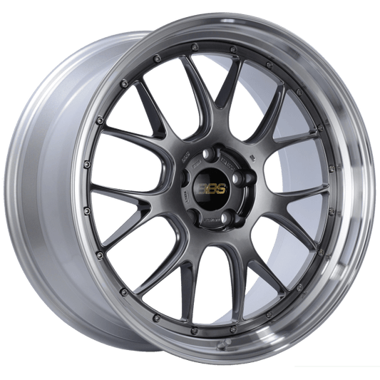 Kies-Motorsports BBS BBS LM-R 21x10 5x120 ET35 Diamond Black Center Diamond Cut Lip Wheel -82mm PFS/Clip Required