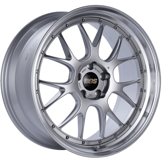 Kies-Motorsports BBS BBS LM-R 21x10 5x120 ET35 Diamond Silver Center Diamond Cut Lip Wheel -82mm PFS/Clip Required