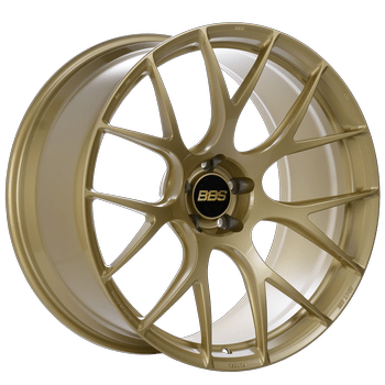 Kies-Motorsports BBS BBS RE-V7 18x9.5 5x100 ET43 Gloss Gold Wheel -70mm PFS Required