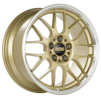 Kies-Motorsports BBS BBS RI-A 18x10 5x120 ET25 Gold Wheel -82mm PFS/Clip Required