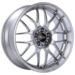 Kies-Motorsports BBS BBS RS-GT 18x11 5x130 ET45 CB71.6 Diamond Silver Center Diamond Cut Lip Wheel