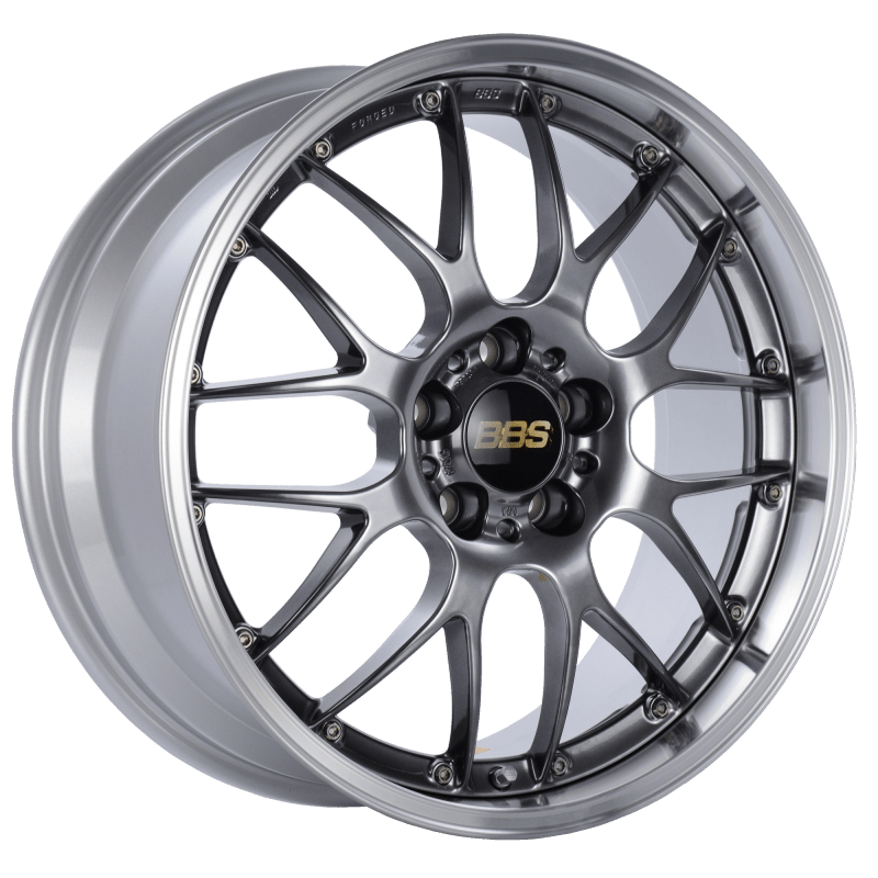 Kies-Motorsports BBS BBS RS-GT 18x8.5 5x120 ET38 CB72.5 Diamond Black Center Diamond Cut Lip Wheel