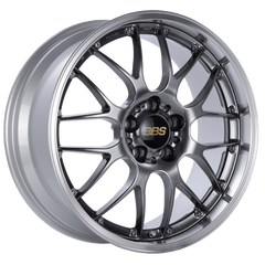 Kies-Motorsports BBS BBS RS-GT 20x8.5 5x114.3 ET38 Diamond Black Center Diamond Cut Lip Wheel -82mm PFS/Clip Required