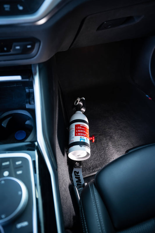 Kies-Motorsports Black Market Race G Chassis / Supra Fire Extinguisher Mount