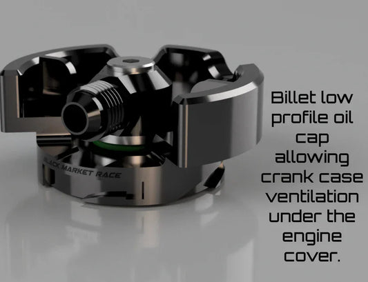Kies-Motorsports Black Market Race Gen 2 B58 / S58 Oil Cap Breather Vent