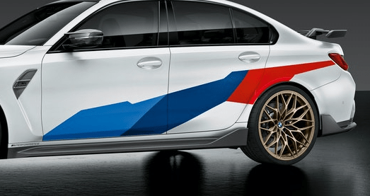 Genuine BMW M3 (G80) Sedan M Performance Motorsport Decals Set