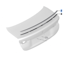 Kies-Motorsports BMW Genuine BMW M4 (G82) Carbon Fiber Rear Spoiler