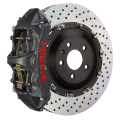 Kies-Motorsports Brembo Brembo 08-13 M3/11-12 1M Front GTS BBK 6 Piston Cast 365x34 2pc Rotor Drilled-Black HA