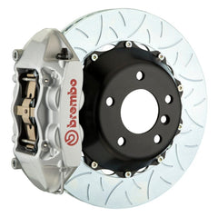 Kies-Motorsports Brembo Brembo 12-17 M5 (F10) Rear GT BBK 4 Piston Cast 380x28 2pc Rotor Slotted Type-3-Silver